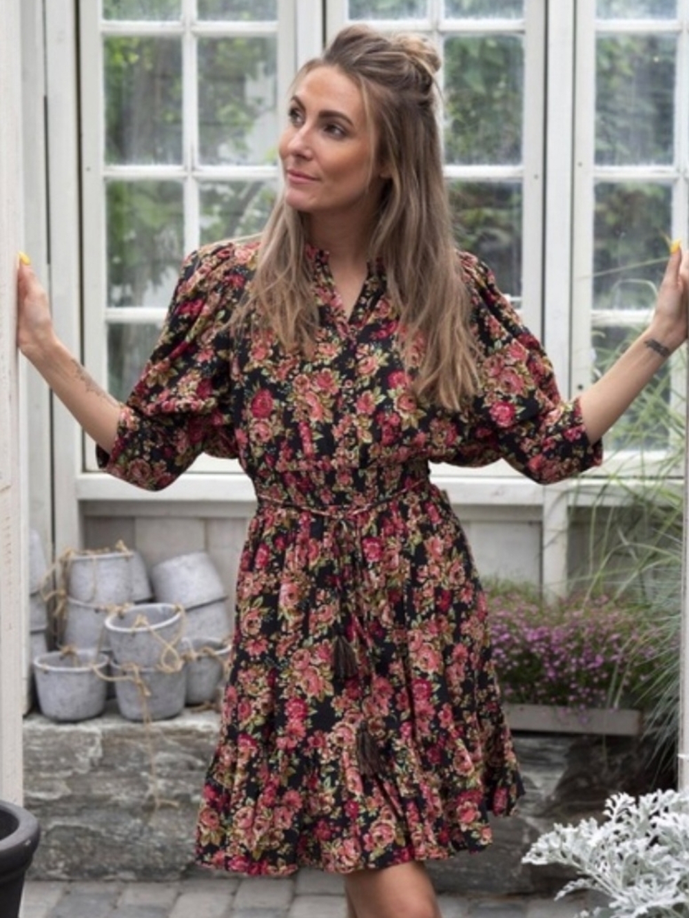 By Timo floral dress size M
